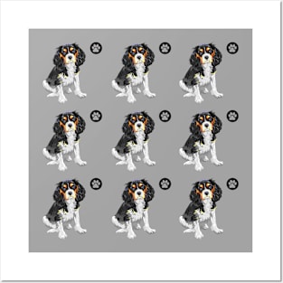 Cavalier King Charles Spaniel dog Posters and Art